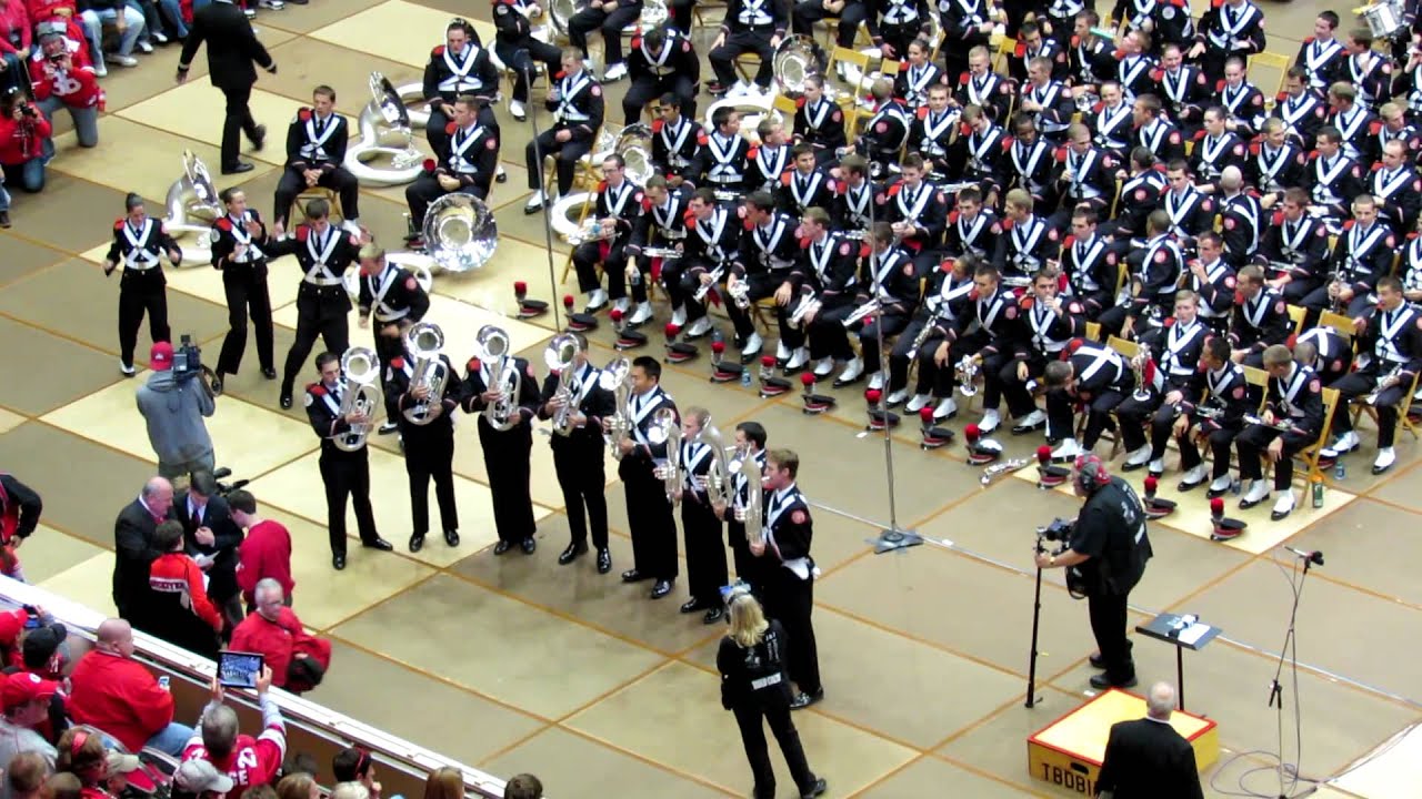 OSUMB Various Instrumental Cheers incl Buckeye Swag at Skull Session OSU vs Nebraska 10 6 2012 - YouTube