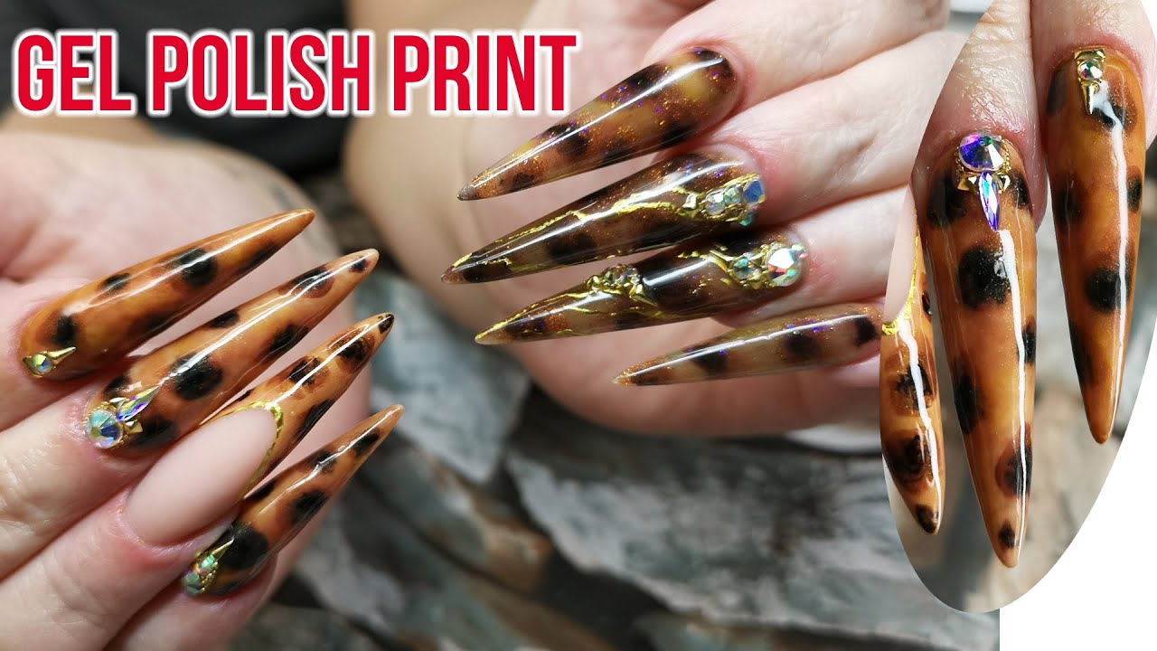 Tortoise Shell Design using Gel Polish YouTube