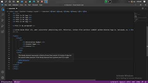 Webdesign bootcamp for beginners  Part 3 (html tables and list)