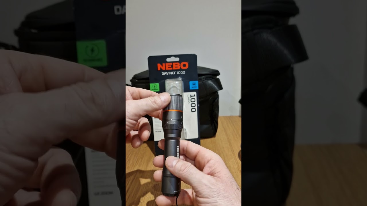 Nebo Davinci 1000 lumens   rechargeable waterproof IP67 magnetic base torch