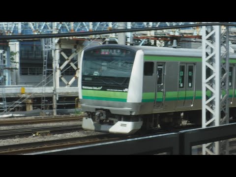 湘南新宿ライン普通逗子行きE231系4523YK-17+E231系U67と横須賀線普通成田空港行きE235系1136S、横浜線快速八王子行きE233系1231KH007がJR横浜駅から発車！