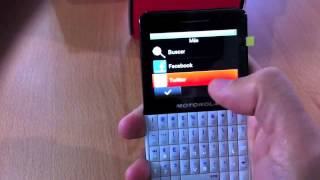 COMPREBEMSHOPCOM   CELULAR MOTOROLA MOTOKEY SOCIAL EX226 3G WI FI+8GB+DUAL CHIP