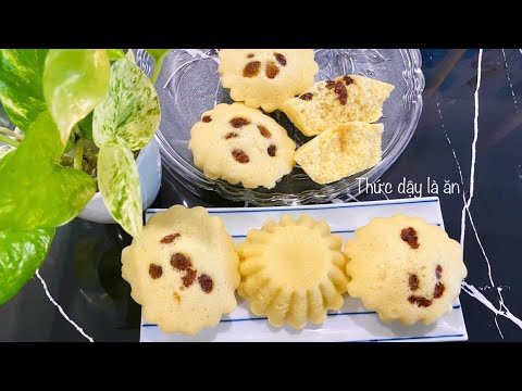 Cách làm bánh nho hấp đơn giản, bánh xốp mềm, thơm ngọt, ăn rất ngon ...