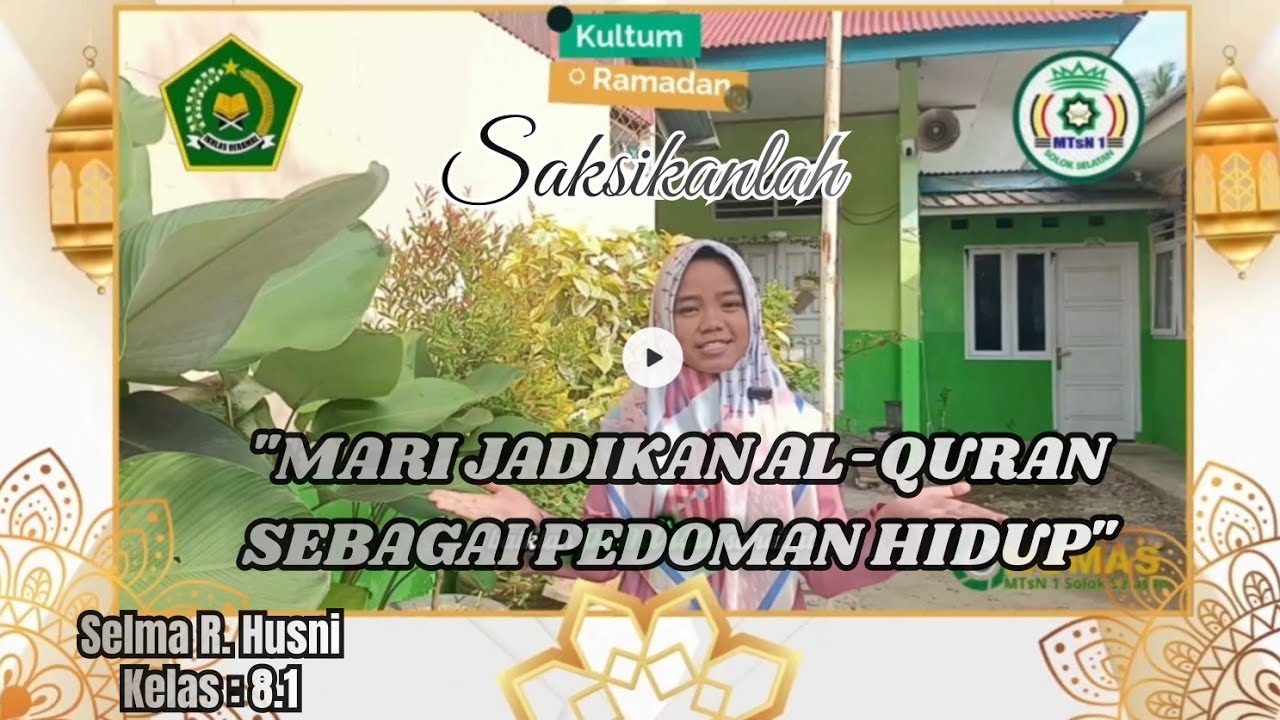 Kultum singkat || MTsN 1 Solok Selatan | Edisi 25022607