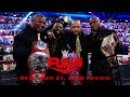 WWE RAW Live Review 12/21/2020