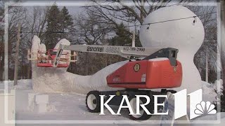 Brutal cold another hurdle for famous snow-sculpting Bartz Brothers
