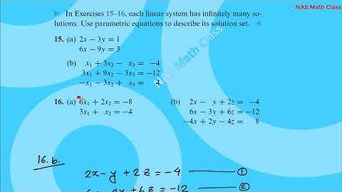 System of linear Equations (Exercise and examples) রৈখিক সমীকরণ সিস্টেম