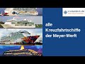 Alle Kreuzfahrtschiffe der Meyer Werft in einem Film!