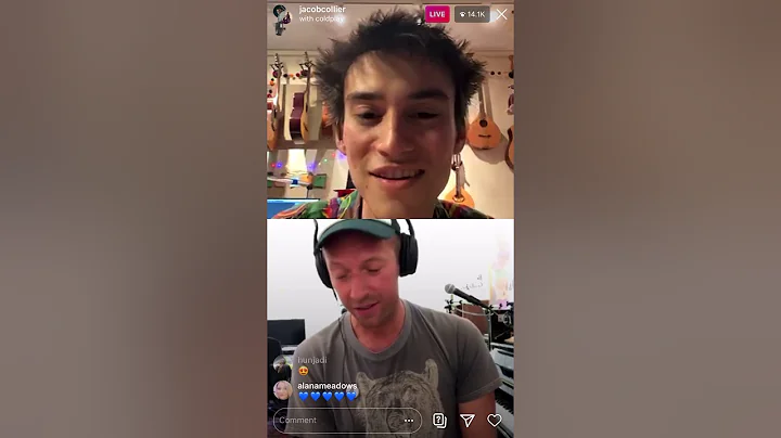 Jacob Collier Chris Martin emotional Sparks perfor...