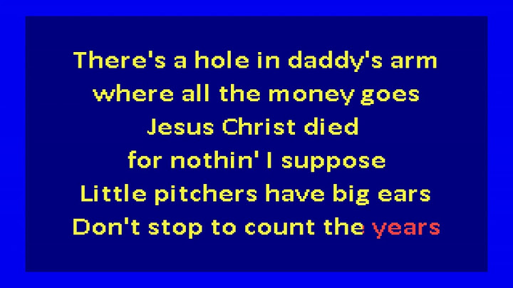 Sam Stone Karaoke version - Karaoke performance video thumbnail