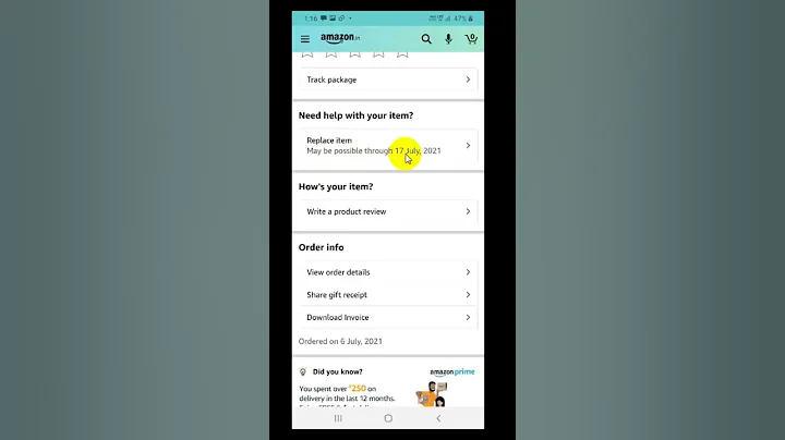how to replace item in Amazon | Amazon per Product ko replace kaise karen #shorts #amazon