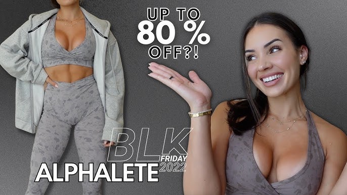 AMPLIFY LEGGINGS, BIKERS AND MORE - Alphalete Birthday Sale Try On