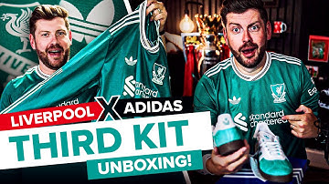 HUGE LIVERPOOL x ADIDAS 3RD KIT AND CLOTHING UNBOXING!!!