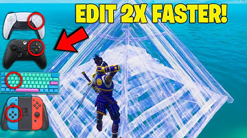 De GEHEIME instelling om 2X SNELLER te bewerken in Fortnite! (Console & PC!)
