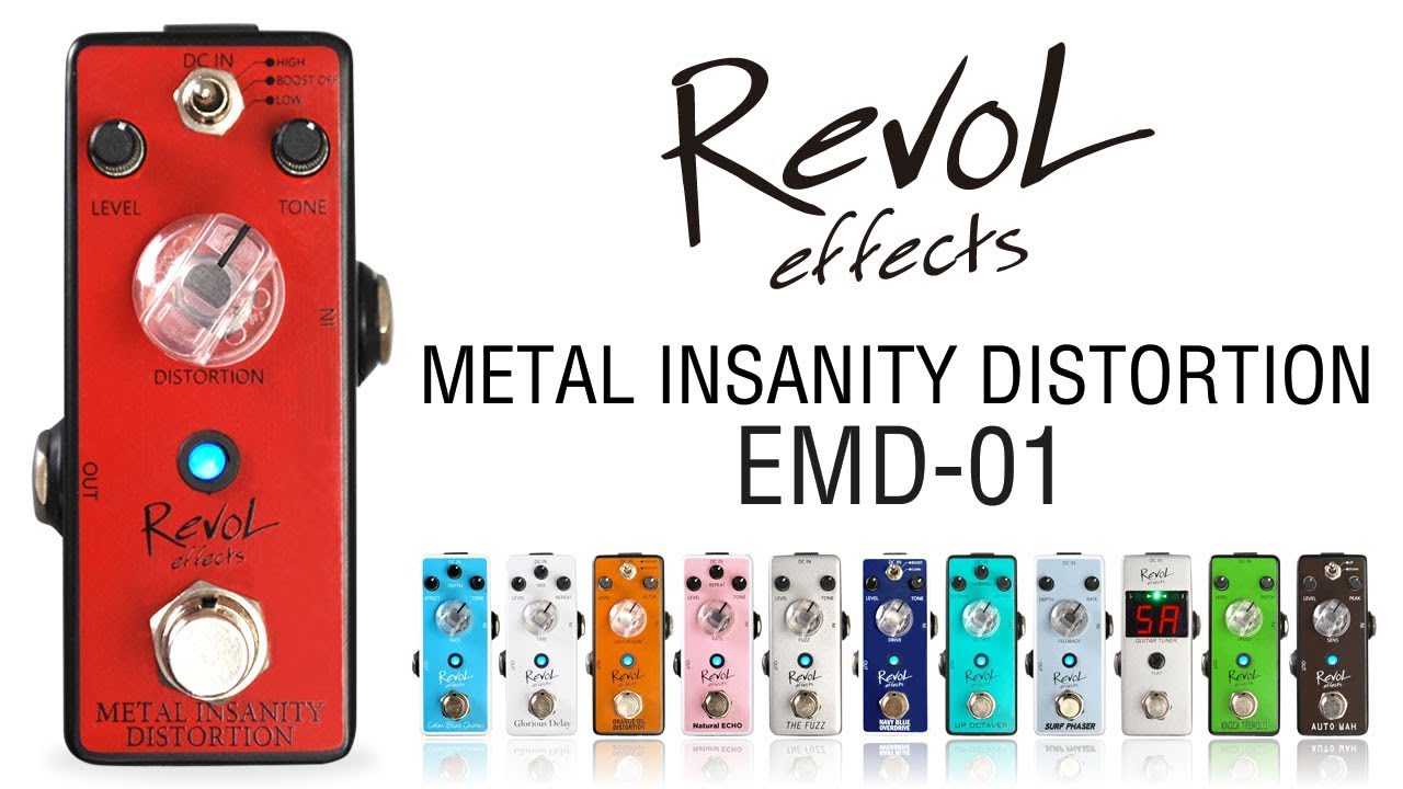 Revol effects メタルディストーション エフェクター 「METAL