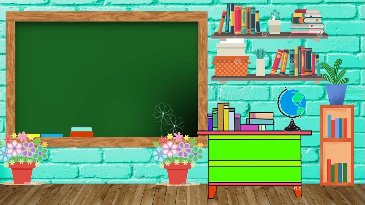 Animated Blackboard Screen Background [FREE DOWNLOAD] Virtual/ Online