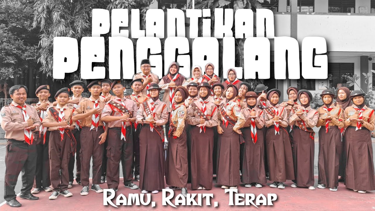Pelantikan Penggalang Ramu, Rakit, Terap. Pangkalan SMP Negeri 13 ...