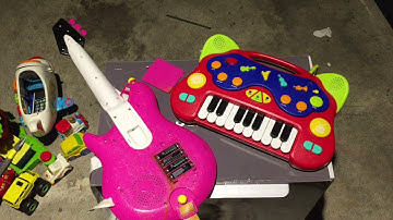 Circuit Bending Toy Lot Barbie KeyBoard, Barbie Guitar and other Garbage Bound Toys!