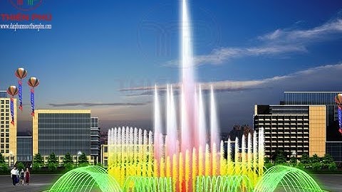 ĐÀI PHUN NƯỚC THÁC SỐ 8 THÀNH PHỐ MỚI BÌNH DƯƠNG