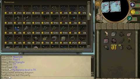 Runescape Dungeoneering Part 1