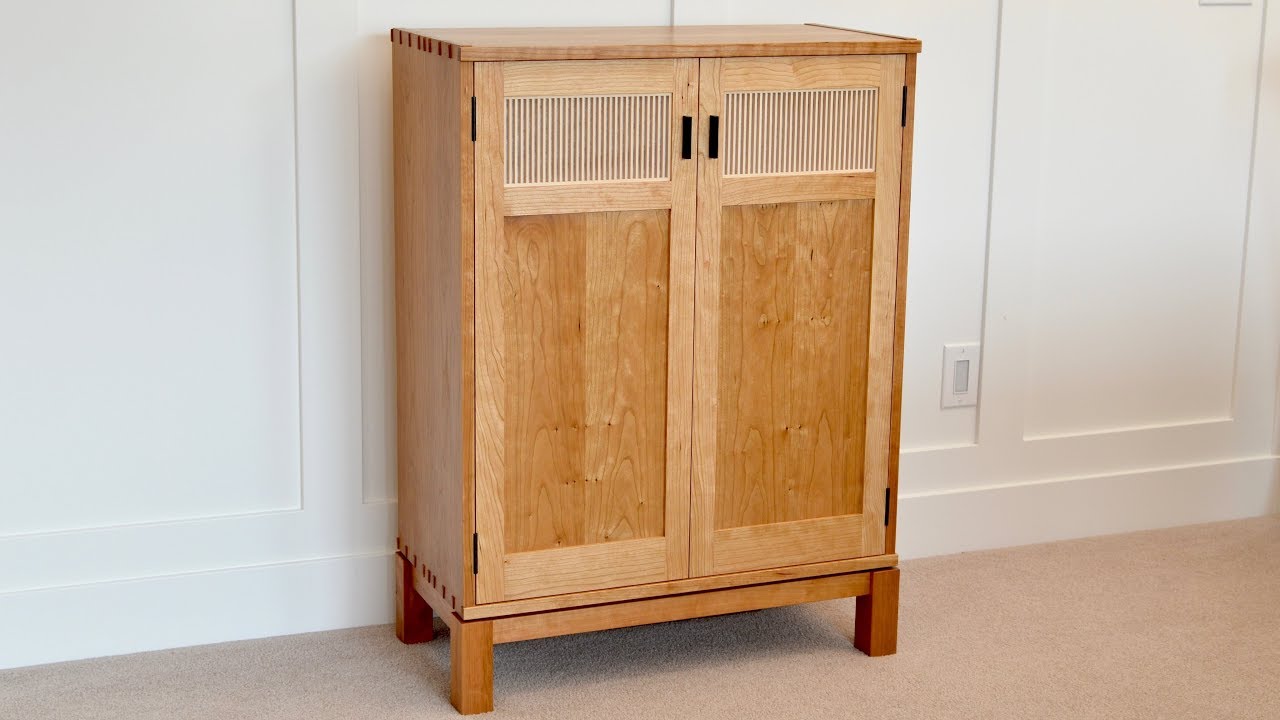 A Modern Craftsman Liquor Cabinet Fine Furniture Making