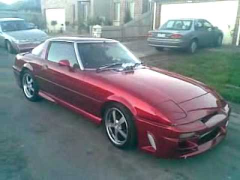 mesuts 13b bridge port turbo rx7 9second street machine!