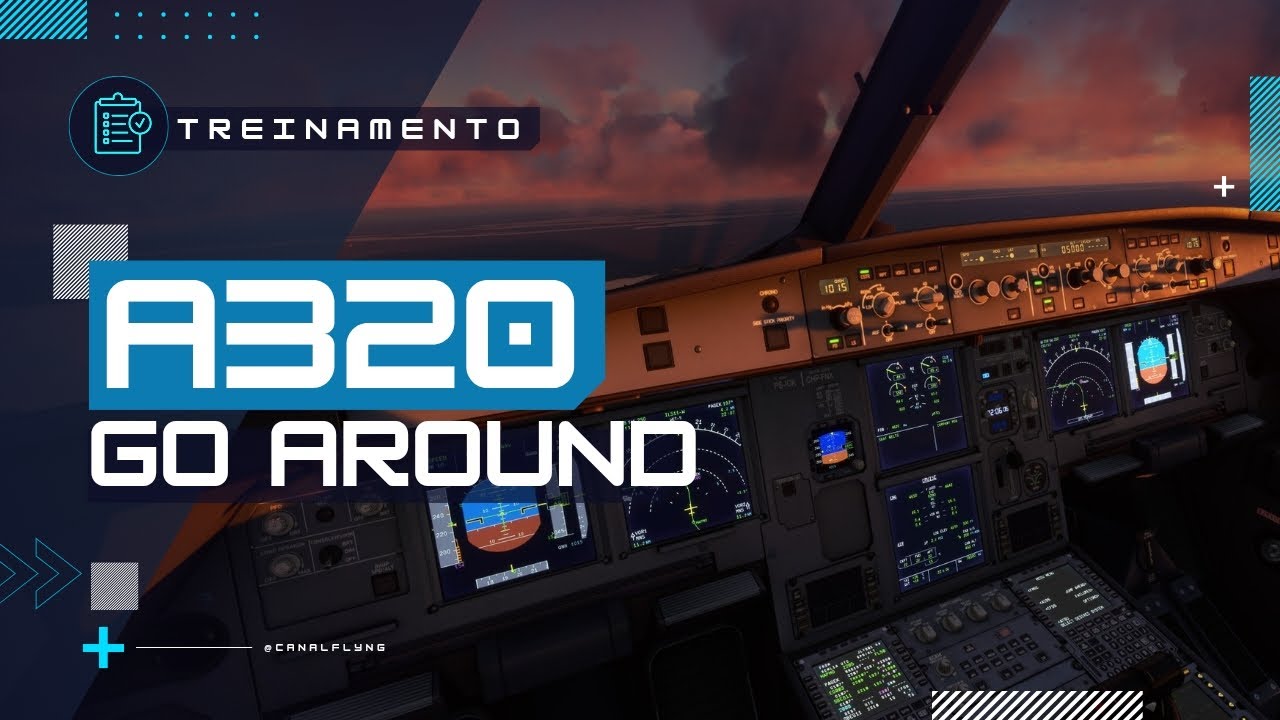 Passo a passo - Arremetida no A320