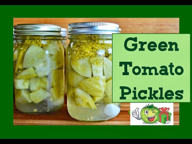 Green Tomato Pickles (with Canning Video) - Cosmopolitan Cornbread