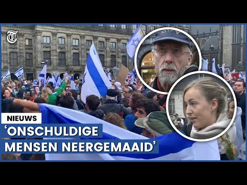 Man breekt bij Isral-manifestatie: ?Sta hier met boosheid en verdriet?
