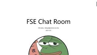FSE Chat Room