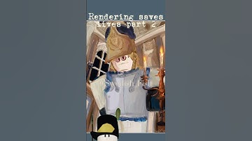 Rendering saves lives pt. 2 #roblox #gutsandblackpowder #art #shorts #viralvideo #history #drawing