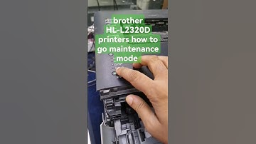 brother HL-L2320D printers how to go maintenance mode #l2320d #shortvideo #shortsviral #shorts