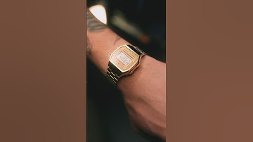 Vintage Casio timepiece🔥Casio A168 #casio #casiowatch #vintagewatches