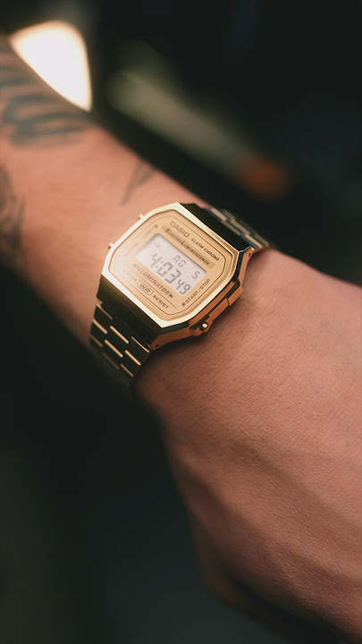 Vintage Casio timepiece🔥Casio A168 #casio #casiowatch #vintagewatches
