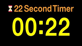 ⏱ 22 Second Timer / 🔊 Alarm / 👍 Simple Timer Wealth