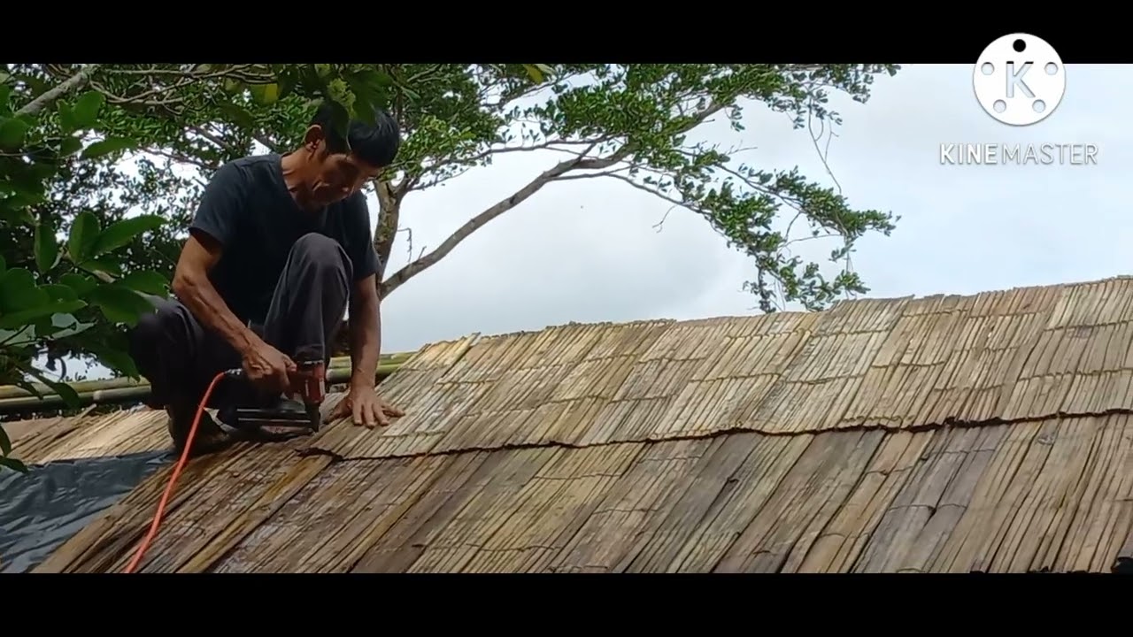 มุ้งหลังคาบ้านไม้ไผ่ด้วยฟากไม้ไผ่ 0899502128