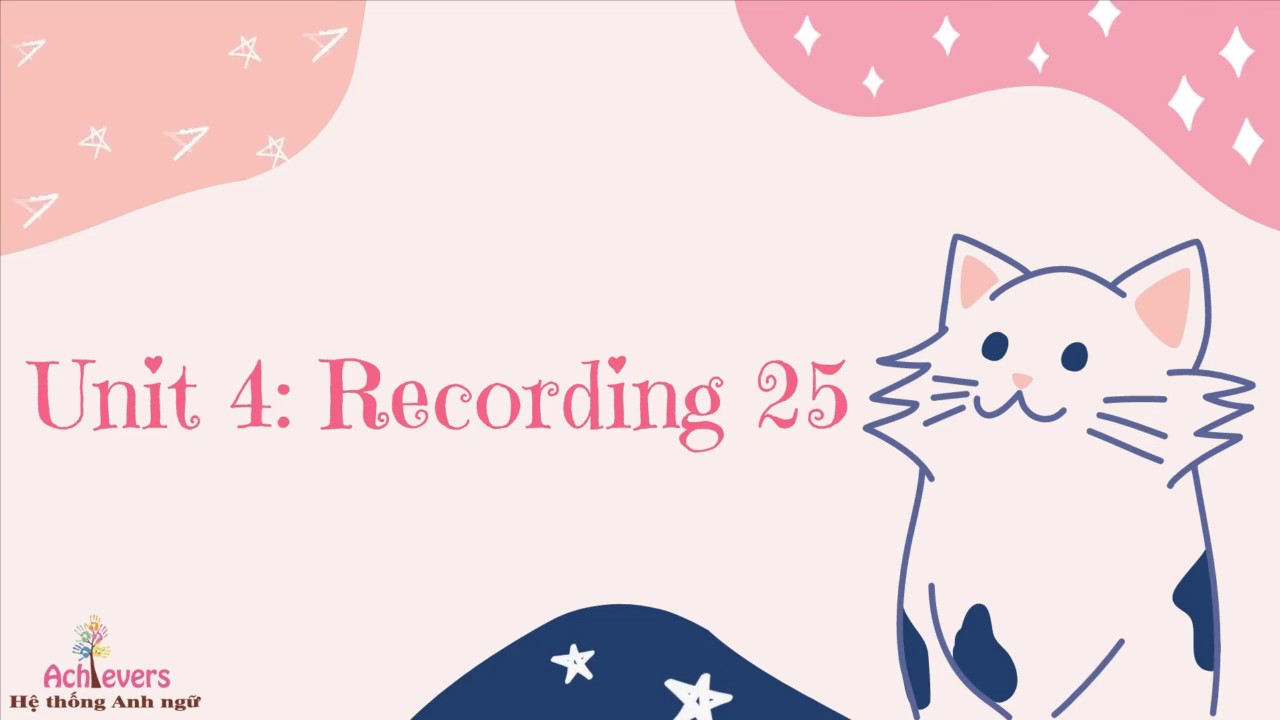 Unit 4: Recording 25 | First friends 1 - YouTube