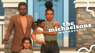 The Michaelsons Makeover + CC List | Sims 4 Townie Makeovers
