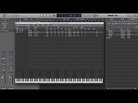 Importing samples into Logic X (Creating custom kits)