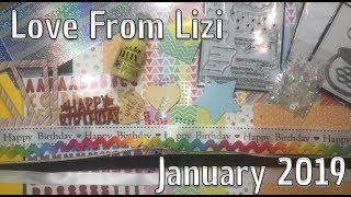 Love From Lizi January 19 Card Kit Unboxing
