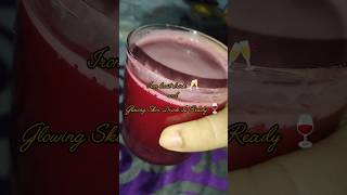 Glowing Skin &amp;Iron Booster Drink 🍷 #skincareroutine #glowingskintips #homeremedies #ironboost