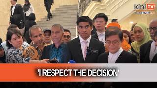 Syed Saddiq says he respects postponement of case verdict