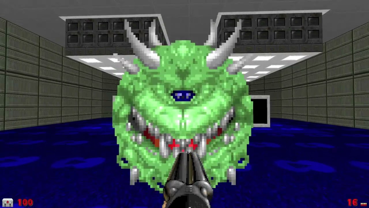 Doom 2 Custom Enemy-Forest Cacodemon Modification