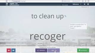 Aprender Ingles con Transparent Language Online