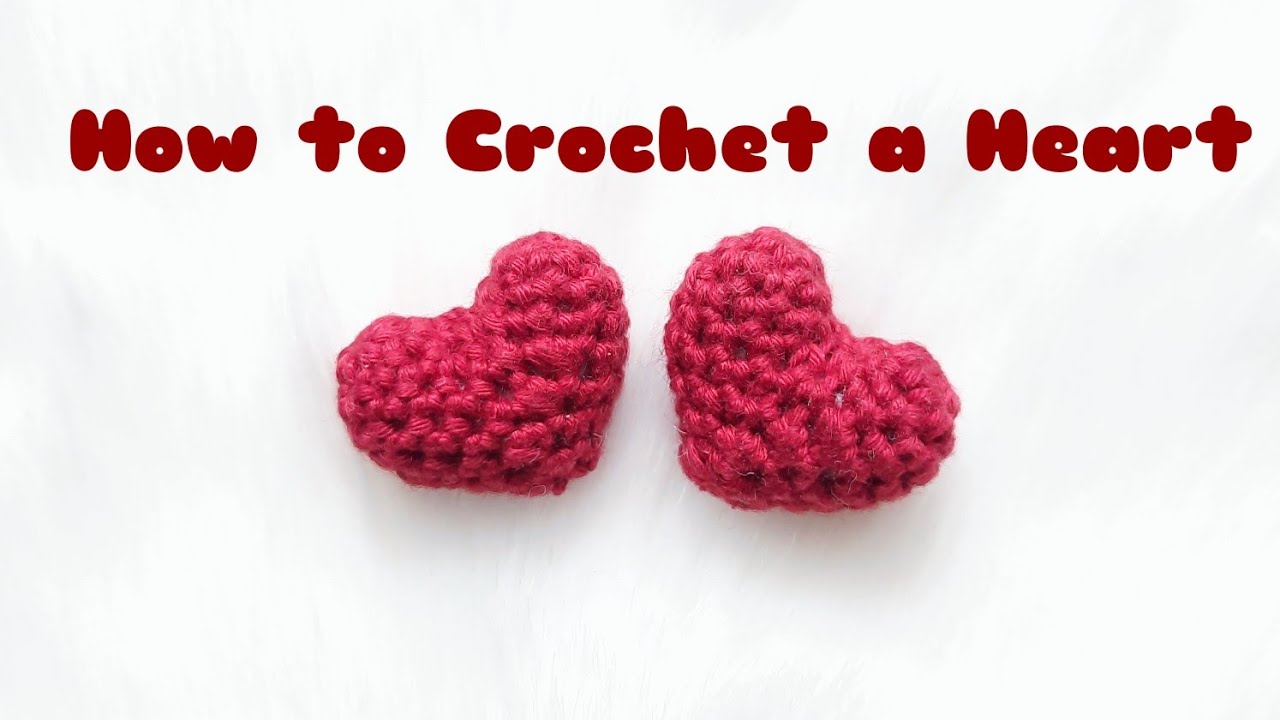 How to Crochet Mini Heart ❤ | Step by step tutorial | Amigurumi How to Crochet Mini Heart ❤ | Step by step tutorial | Amigurumi