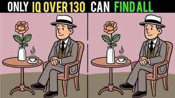 Spot the difference : Can you find them all[Find the difference #1 ]