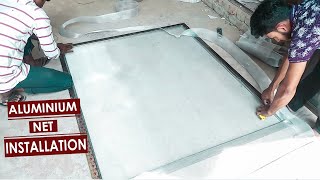 How To Install Aluminium Mosquito Net - Best Net For Window || Work By RK Thai Aluminium Fabricators