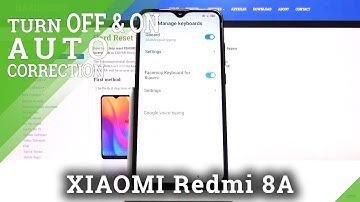 How to Enable Predictive Text in Xiaomi Redmi 8A - Enter Text Correction Options