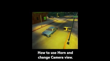 How to use vehicle Horn and change camera view angle in GTA San Andreas Definitive Edition Mobile