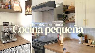 Mi COCINA PEQUEÑA quedo hermosa🌷 Limpieza y organización para crear un hogar acogedor + bocina nueva